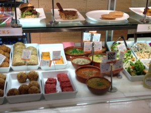 Some great vege options, but some soy & heavy grains too