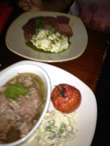 The lamb Shoulder & the Corned Beef