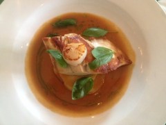 Fresh line caught barramundi