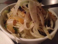 Fennel & apricot salad