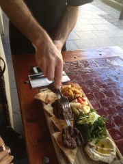 Harissa Marmalade Beef shish kebab