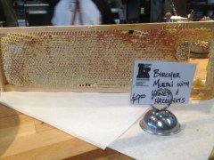 Fresh honeycomb honey