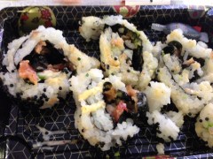 Meat-less sushi remains